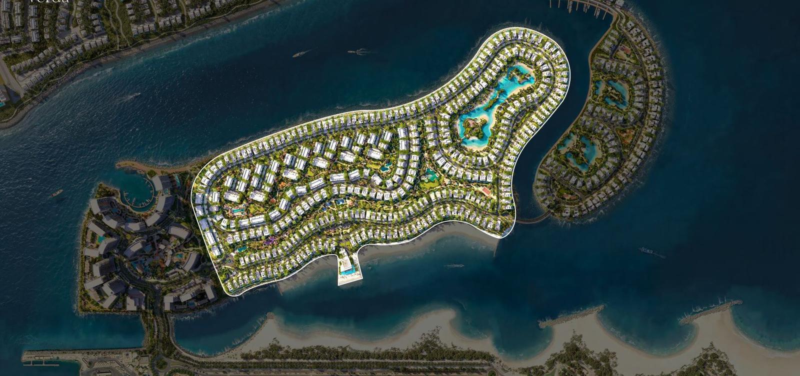 Bay Estate masterplan with the selected collection highlighted