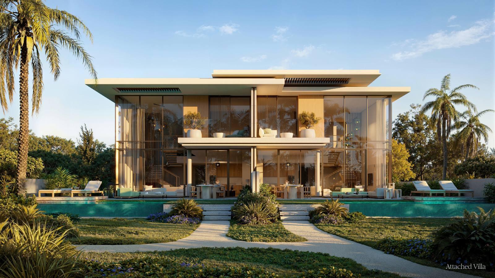 Attached villa